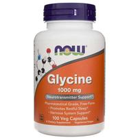 glicinas - Now Foods Glicinas 1000 mg, 100 kapsulių - 1 nuotrauka