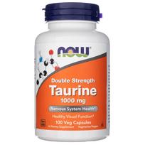 NOW FOODS Taurinas Dvigubo stiprumo 1000 mg, 100 kapsulių