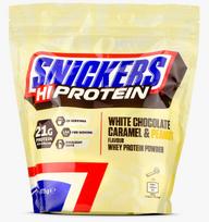 snickers protein - SNICKERS Baltymų milteliai 875 g, balto šokolado karamelės su riešutais - 2 nuotrauka