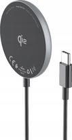 wireless charger qi2 - Wozinsky WQY1S 15W Wireless Qi2 Inductive Charger - Juodas (Black) - 1 nuotrauka