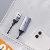 ugreen usb c - Ugreen CM489 40189 HDMI Adapteris (moteriškas) - USB-A / USB-C (vyriškas) - Pilkas (Gray) - 1 nuotrauka