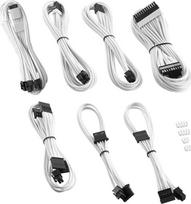 corsair laidai - CableMod C-Series PRO ModMesh 12VHPWR Cable Kit for Corsair RM, RMi, RMx (Baltas Label) - White - 3 nuotrauka