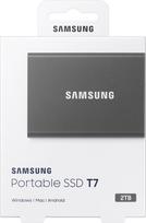 isorinis kietasis diskas ssd 2tb - Samsung T7 Portable 2TB SSD Grey (Pilkas) - 8 nuotrauka
