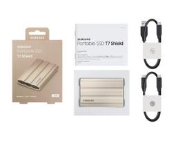 1tb samsung - Samsung T7 Shield 1TB SSD Sand (Auksinis) - 11 nuotrauka