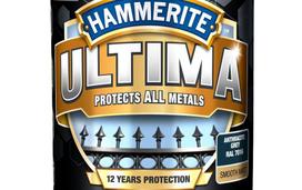 dazai antracitas - Emaliniai dažai Hammerite Ultima Matt, antracito (Anthracite), 0.7 l - 2 nuotrauka