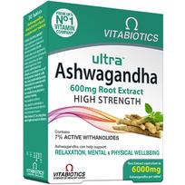 asvaganda camelia - VITABIOTICS ULTRA AŠVAGANDA (Ashwagandha), 600 mg, 30 tablečių - 2 nuotrauka