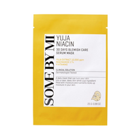 lakstines veido kaukes - SOME BY MI Yuja Niacin Blemish Care šviesinamoji lakštinė veido kaukė, 25 g - 5 nuotrauka