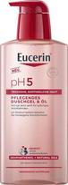 duso aliejus - EUCERIN pH5 dušo gelis ir aliejus, 400 ml - 1 nuotrauka