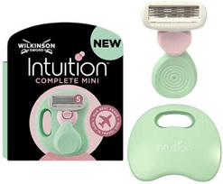 skustuvas wilkinson sword - Wilkinson Sword Intuition Complete Mini kelioninis skustuvas moterims, 1 vnt. - 1 nuotrauka