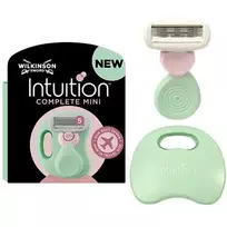 skustuvas wilkinson sword - Wilkinson Sword Intuition Complete Mini kelioninis skustuvas moterims, 1 vnt. - 5 nuotrauka