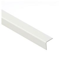 pvc profilis - Cezar W-PC-KR5050-101-275, balta (White), 2750 x 50 x 50 mm - 1 nuotrauka