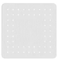 guminis neslystantis kilimelis - Wenko Mirasol, 54 x 54 cm, baltas (White) neslidus vonios kilimėlis - 4 nuotrauka