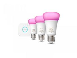 smart bulb - Philips Hue White and Color Ambiance E27 3vnt Pradinis rinkinys (White and Color Ambiance) - 2 nuotrauka