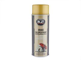 stabdziu dazai - Stabdžių apkabos dažai K2 Caliper, auksiniai (Gold), 400 ml - 1 nuotrauka