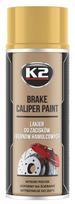 stabdziu dazai - Stabdžių apkabos dažai K2 Caliper, auksiniai (Gold), 400 ml - 3 nuotrauka