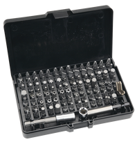 galvuciu rinkinys neo - Neo Tools 06-104, atsuktuvo antgalių rinkinys 99 vnt. - 4 nuotrauka
