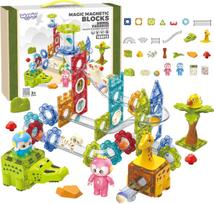 blokai lego - LEGO Woopie Magnetiniai blokai Rutulinis takelis Gyvūnų rojus 104 vnt. - 2 nuotrauka