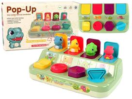 pop up zaislas - LEAN Toys Pop-up Vikrumo Žaislas Dinozaurai 14205 - 1 nuotrauka