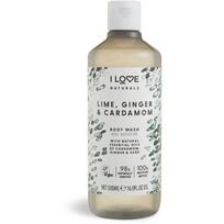 duso zele - I Love Naturals Lime, Ginger & Cardamom dušo gelis, 500 ml - 1 nuotrauka