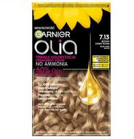 Garnier Olia ilgalaikiai plaukų dažai be amoniako - 7.13 Kreminė Tamsiai Blondinė (Beige Dark Blonde)