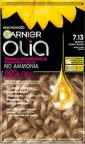 amoniakas - Garnier Olia ilgalaikiai plaukų dažai be amoniako - 7.13 Kreminė Tamsiai Blondinė (Beige Dark Blonde) - 2 nuotrauka