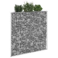 vidaXL Gabiono vazonas, galvanizuotas plienas, 100 x 20 x 100 cm, aukštas