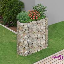 vidaXL Gabiono lovelis, 120x50x100cm, galvanizuota geležis, aukštas