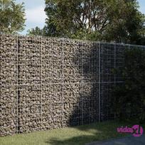 vidaXL Gabiono krepšys su dangčiu, 200x100x200cm, galvanizuota geležis