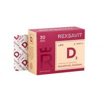 rexsavit lipo - REXSAVIT VITAMINAS D3 LIPO 4000 IU, 30 kapsulių - 3 nuotrauka