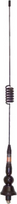Automobilio antena ALBURNUS, užsukama, su filtru, ilgis 45 cm, juoda spalva