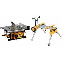 stovas pjovimo stakliui - DWE7492 DeWALT + DE7400 staklių stovas - 1 nuotrauka