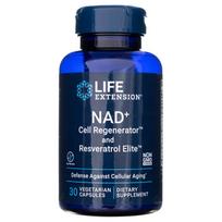 nad 300 - Life Extension NAD+ Cell Regenerator ir Resveratrol Elite 300 mg - 30 kapsulių - 1 nuotrauka