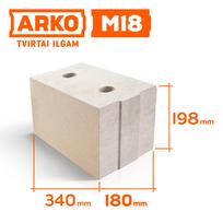 Silikatiniai blokeliai ARKO M18  340x180x198mm
