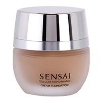 Kanebo Sensai Cellular Performance Cream Foundation makiažo pagrindas SPF 15, atspalvis CF13 Warm Beige, 30 ml