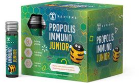 immuno shots - SAPIENS Propolis Immuno Junior, 20 geriamųjų dozių po 10 ml - 2 nuotrauka