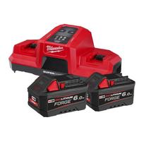 milwaukee akumuliatoriaus - Milwaukee M18 FORGE NRG-602, 18 V, 2xM18 FB6, 6.0 Ah - 1 nuotrauka
