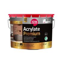 vidaus dazytojai - Sienų ir lubų dažai Vivacolor Acrylate Premium, balta (White), 9 l - 1 nuotrauka
