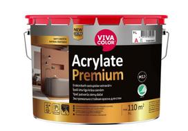 vidaus dazytojai - Sienų ir lubų dažai Vivacolor Acrylate Premium, balta (White), 9 l - 2 nuotrauka