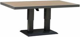 Lauko stalas PARKER, pilkas (Grey), 150 cm x 90 cm x 52-75 cm