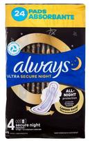 always ultra secure night - ALWAYS ULTRA SECURE NIGHT higieniniai paketai, 24 vnt. - 3 nuotrauka