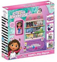 surenkami namai - GABBY'S DOLLHOUSE Mini Clay World kūrybinis lėlių namo rinkinys su modelinu, 70-0003 - 1 nuotrauka