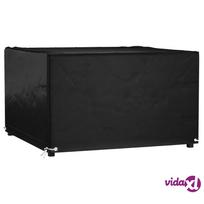 tentai 8 x 8 - vidaXL Sodo baldų uždangalas, juodas (Black), 132 x 132 x 80 cm - 3 nuotrauka
