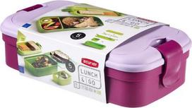 pietu indai - Dėžutė maistui Curver Lunch&Go Bento Blue, 1.4 l - 6 nuotrauka