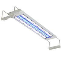 vidaXL LED akvariumo lempa 50-60 cm, aliuminis, IP67