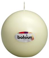 Bolsius Žvakė - burbulas BALL, kreminė (Ivory), D 7 cm, 16 h
