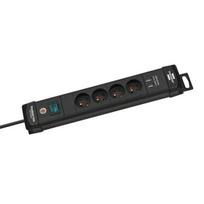 Brennenstuhl Premium-Line 1.8m Juodas (Black)