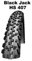 Dviračio padanga Schwalbe Black Jack HS 407 26" Juoda (Black)