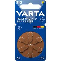 baterijos klausos aparatams - Varta 312 Elementai klausos aparatams 6 vnt. - 1 nuotrauka