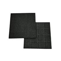 Guminė plytelė BRIKERS, 50 x 50 x 20 mm, juoda (Black)