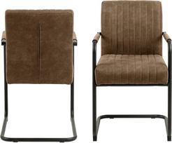 kedes valgomojo 5 - Valgomojo kėdė Actona Adele 99556, ruda/juoda (Brown/Black) - 2 nuotrauka